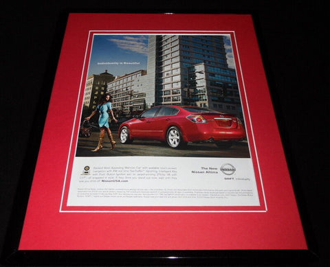 2008 Nissan Altima Framed 11x14 ORIGINAL Vintage Advertisement 