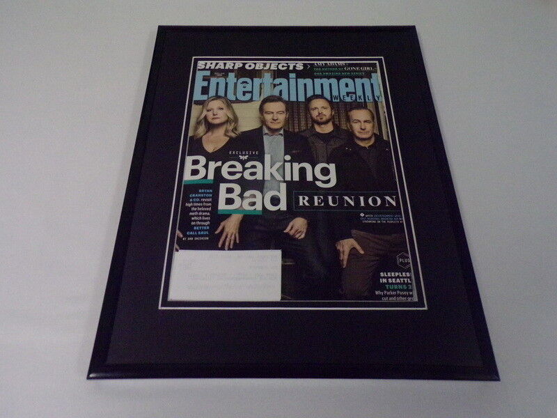 Breaking Bad 11x14 Framed ORIGINAL 2018 Entertainment Weekly Magazine Cover 