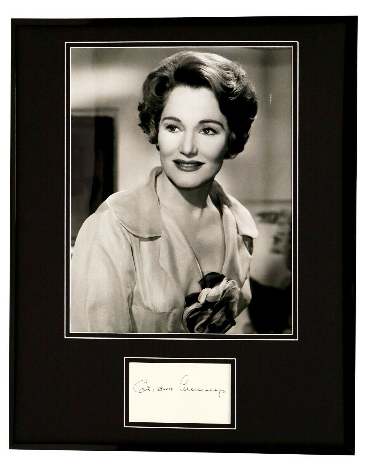 Constance Cummings Signed Framed 16x20 Poster Photo Display 