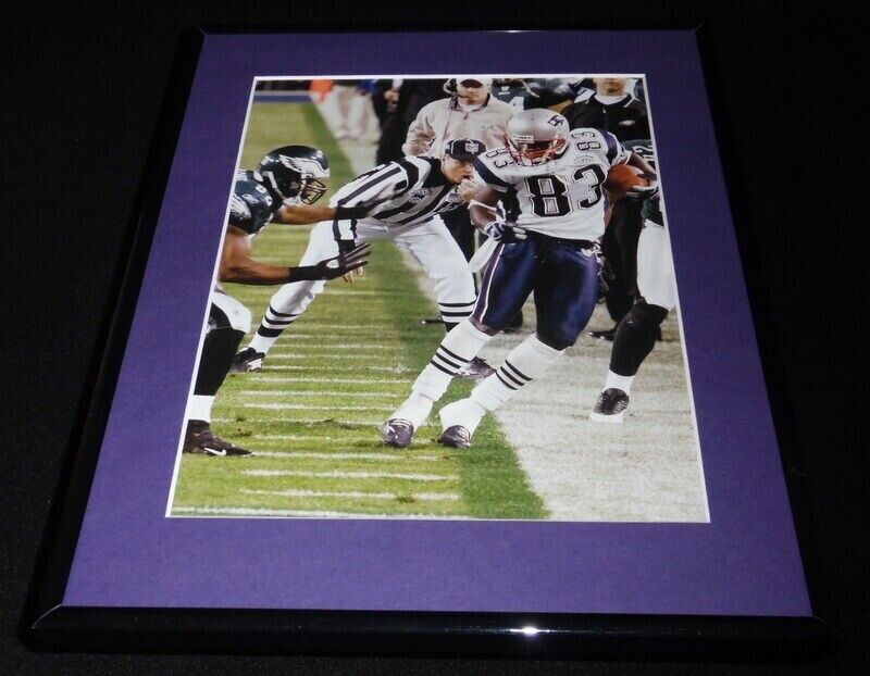 Deion Branch Framed 11x14 Photo Display New England Patriots Super Bowl