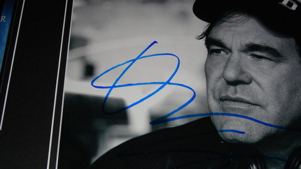 Oliver Stone Signed Framed 18x24 World Trade Center DVD & Photo Display JSA