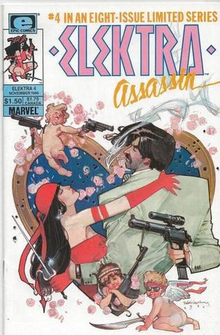 Elektra Assassin #4 ORIGINAL Vintage 1986 Marvel Comics 