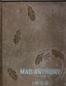 VINTAGE 1958 Waynesburg (PA) University Mad Anthony Yearbook