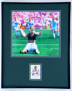 Brandi Chastain Signed Framed 16x20 Photo Display 1999 World Cup Goal