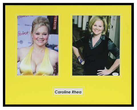 Caroline Rhea Signed Framed 16x20 Photo Set JSA Sabrina Teenage Witch