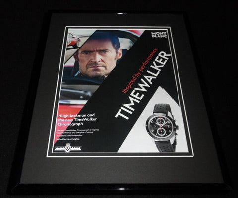 Hugh Jackman 2017 TimeWalker Watches 11x14 Framed ORIGINAL Advertisement