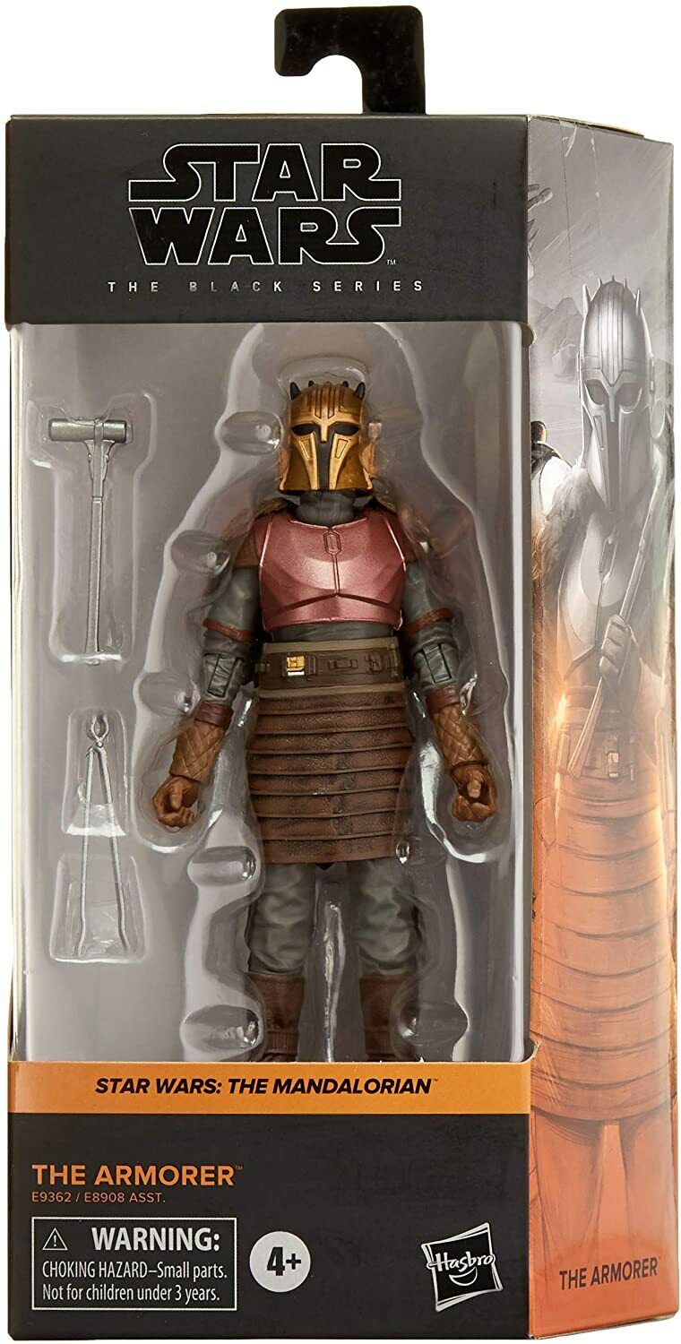 NEW SEALED 2021 Star Wars Mandalorian Black Series Armorer Action Figure  