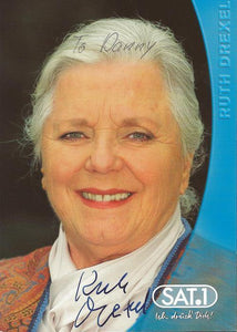 Ruth Drexel Signed 4x6 Photo Der Bulle von Tölz