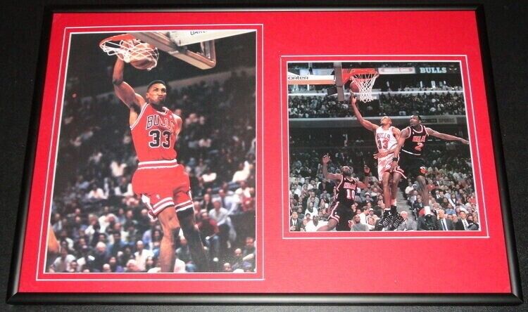 Scottie Pippen 1995 Chicago Bulls Framed 12x18 Photo Display