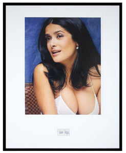 Salma Hayek Facsimile Signed Framed 16x20 Photo Display