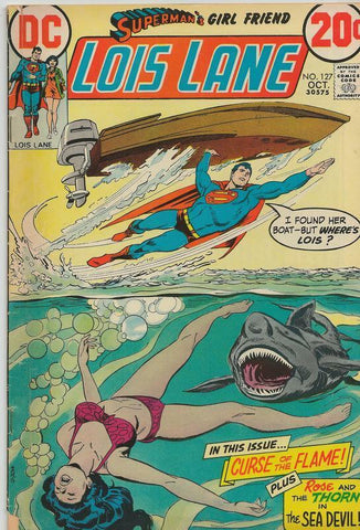  Superman's Girlfriend Lois Lane #127 ORIGINAL Vintage 1972 DC Comics GGA