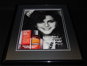 Jayne Kennedy 11x14 Facsimile Signed Framed 1986 Jovan Musk Advertising Display 