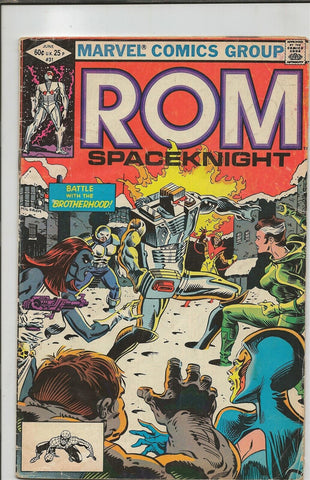 Rom #21 ORIGINAL Vintage 1981 Marvel Comics 