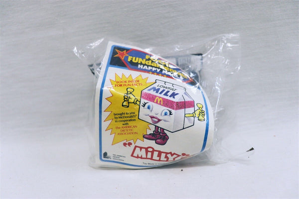 VINTAGE SEALED 1993 McDonald's Food Fundamentals Milly the Milk