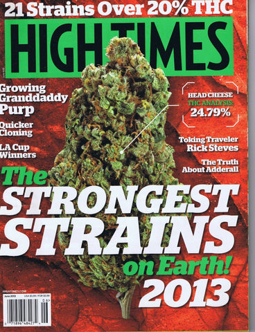 ORIGINAL Vintage June 2013 High Times Magazine #449 