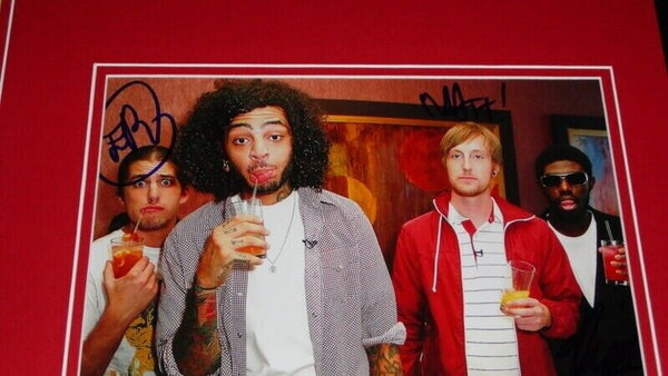 Gym Class Heroes Signed Framed As Cruel As School Children CD & Photo Display AW