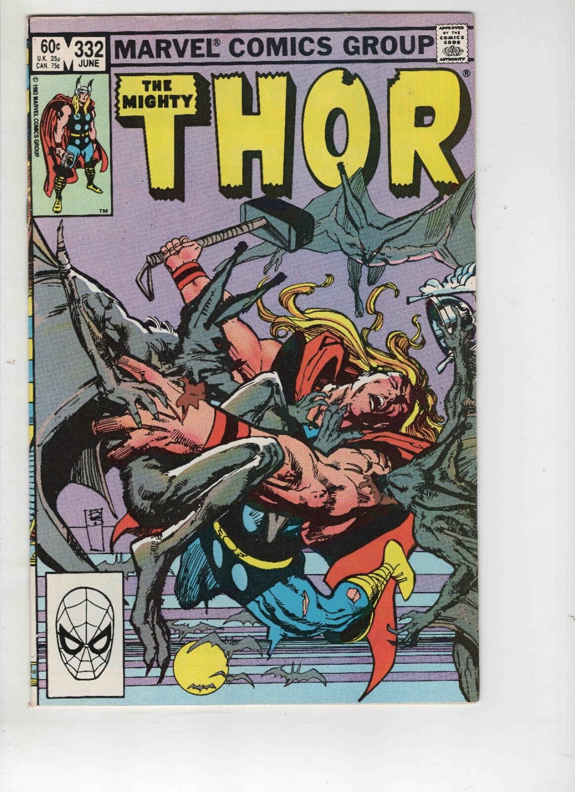 Thor #322 1983 Marvel Comics Bill Sienkiewicz Dracula