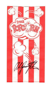 Alan Dean Foster Signed 3.5x7 Popcorn Bag Clash of the Titans Star Wars 