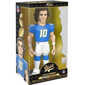 NEW SEALED 2022 Funko Gold NFL Chargers  Justin Herbert 12" Action Figure