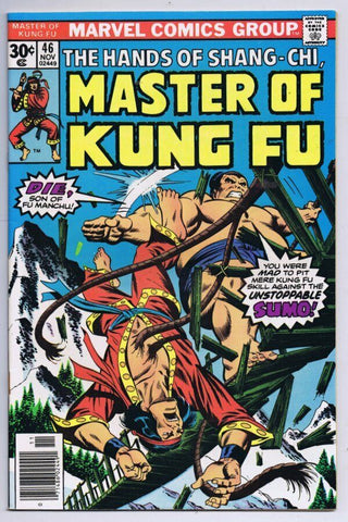 Master of Kung Fu #46 ORIGINAL Vintage 1976 Marvel Comics Shang Chi