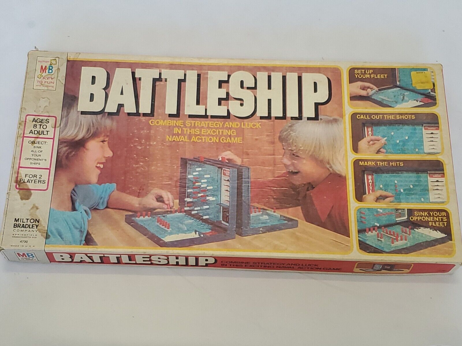 VINTAGE 1989 Milton Bradley Battleship Board Game