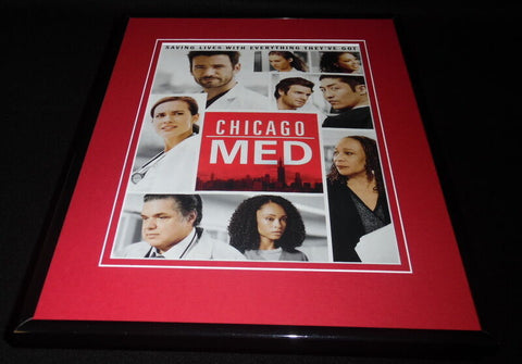 Chicago Med 2016 NBC 11x14 Framed ORIGINAL Advertisement Nick Gehlfuss