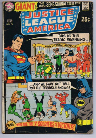 Justice League of America #76 ORIGINAL Vintage 1969 DC Comics 