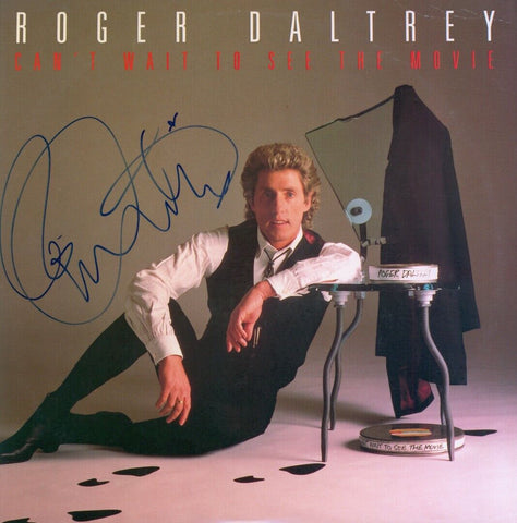 Roger Daltrey Signed Vintage 1987 Can't Wait to See the Movie Record Album AW