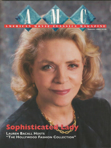 ORIGINAL Vintage Feb 1999 AMC Magazine Lauren Bacall NO LABEL