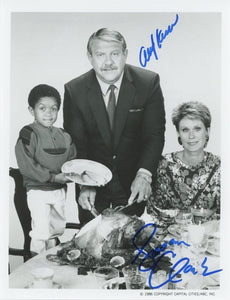 Webster Cast Signed 7x9 Photo w/ Alex Karras + Susan Clark