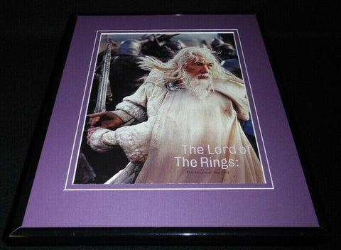 Ian McKellen 2004 Lord of the Rings Gandalf Framed 11x14 Photo Poster Display 