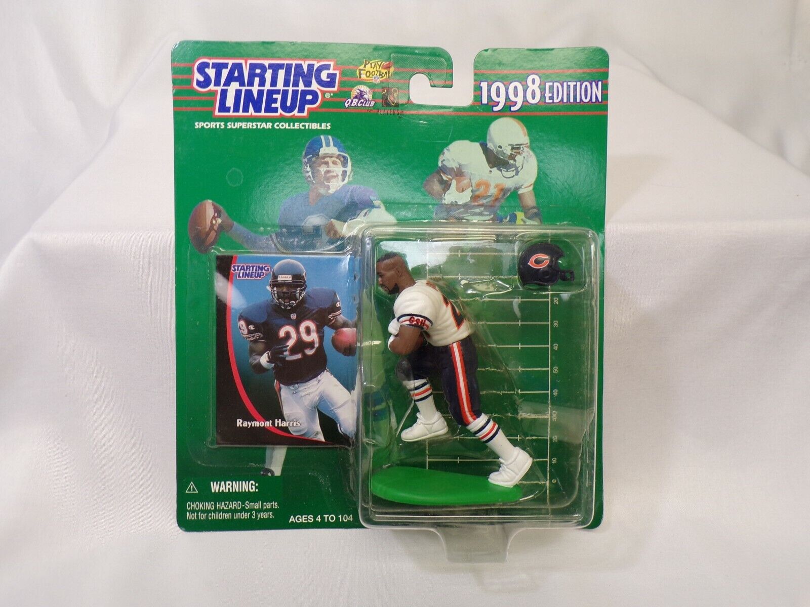 VINTAGE SEALED 1998 Starting Lineup SLU Figure Raymont Harris Bears