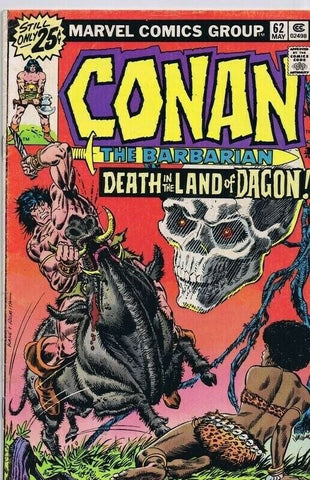 Conan the Barbarian #62 ORIGINAL Vintage 1976 Marvel Comics 