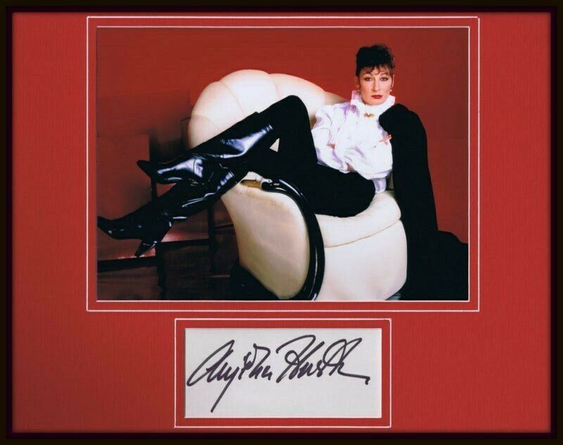 Anjelica Huston Signed Framed 11x14 Photo Display 