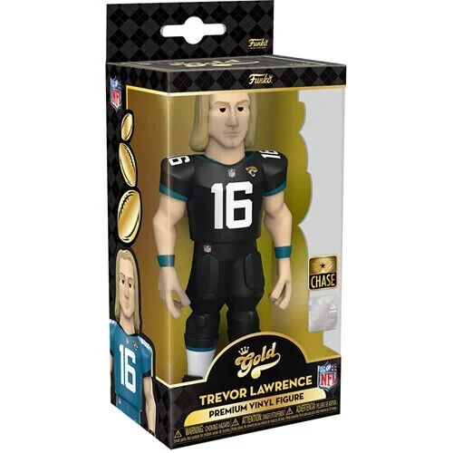 NEW SEALED 2022 Funko Gold NFL Jaguars Trevor Lawrence 5" Action Figure CHASE