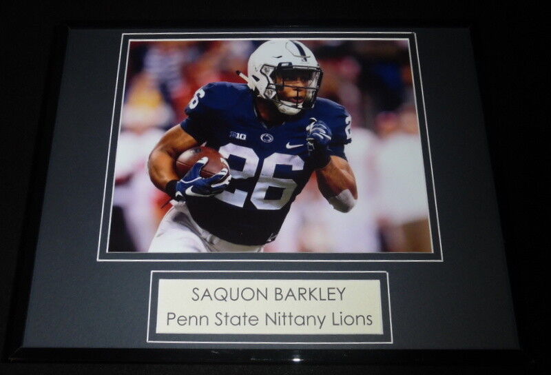 Saquon Barkley Framed 11x14 Photo Display Penn State