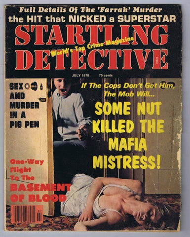 ORIGINAL Vintage July 1978 Startling Detective Magazine GGA