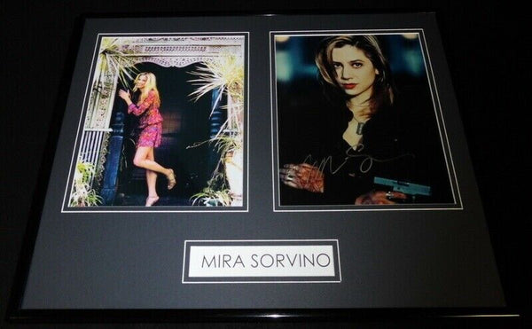 Mira Sorvino Signed Framed 16x20 Photo Display Mighty Aphrodite