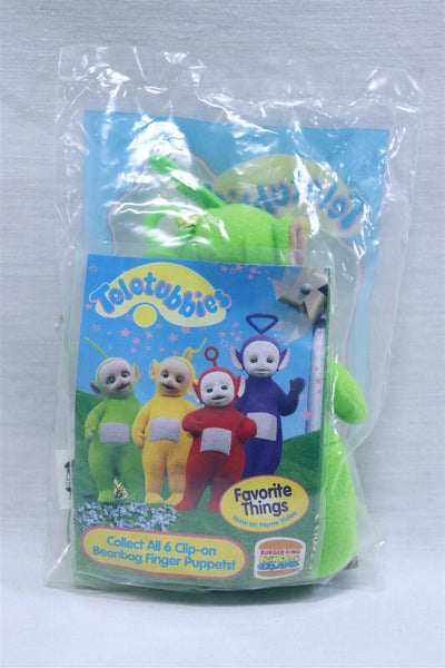 VINTAGE SEALED 1998 Burger King Teletubbies Dipsy Finger Puppet