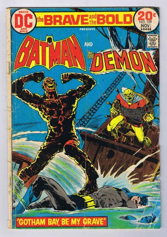 Brave and the Bold #109 ORIGINAL Vintage 1973 DC Comics Batman Demon