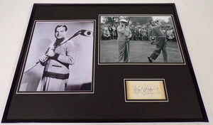 Bob Hope Signed Framed 16x20 Photo Display w/ Bing Crosby