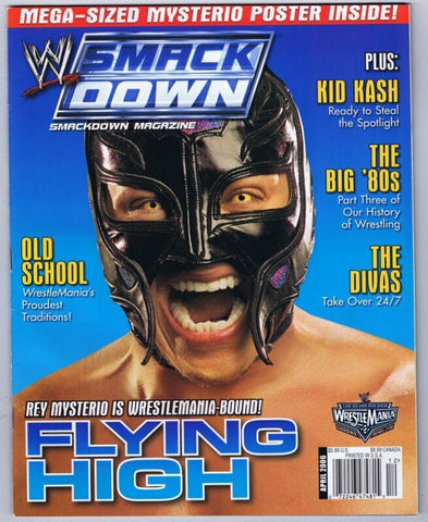 ORIGINAL Vintage April 2006 Smack Down Magazine Rey Mysterio