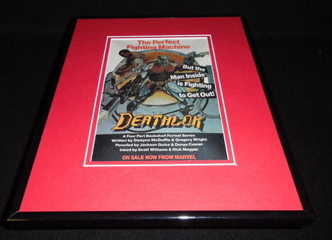 Deathlok 1996 Marvel Framed 11x14 ORIGINAL Advertisement