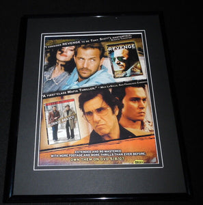 Donnie Brasco / Revenge 2007 Framed 11x14 ORIGINAL Advertisement Al Pacino