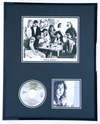 Miami Sound Machine Signed Framed 16x20 CD & Photo Display Gloria Estefan + 5