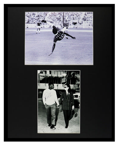 Pele Signed Framed 16x20 Photo Display VINTAGE SIGNATURE