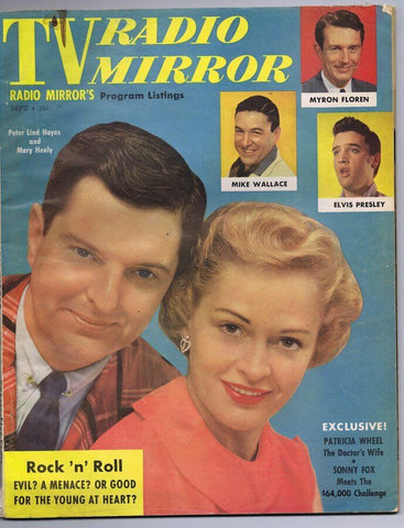 ORIGINAL Vintage September 1956 TV Radio Mirror Magazine Peter Lind Hayes