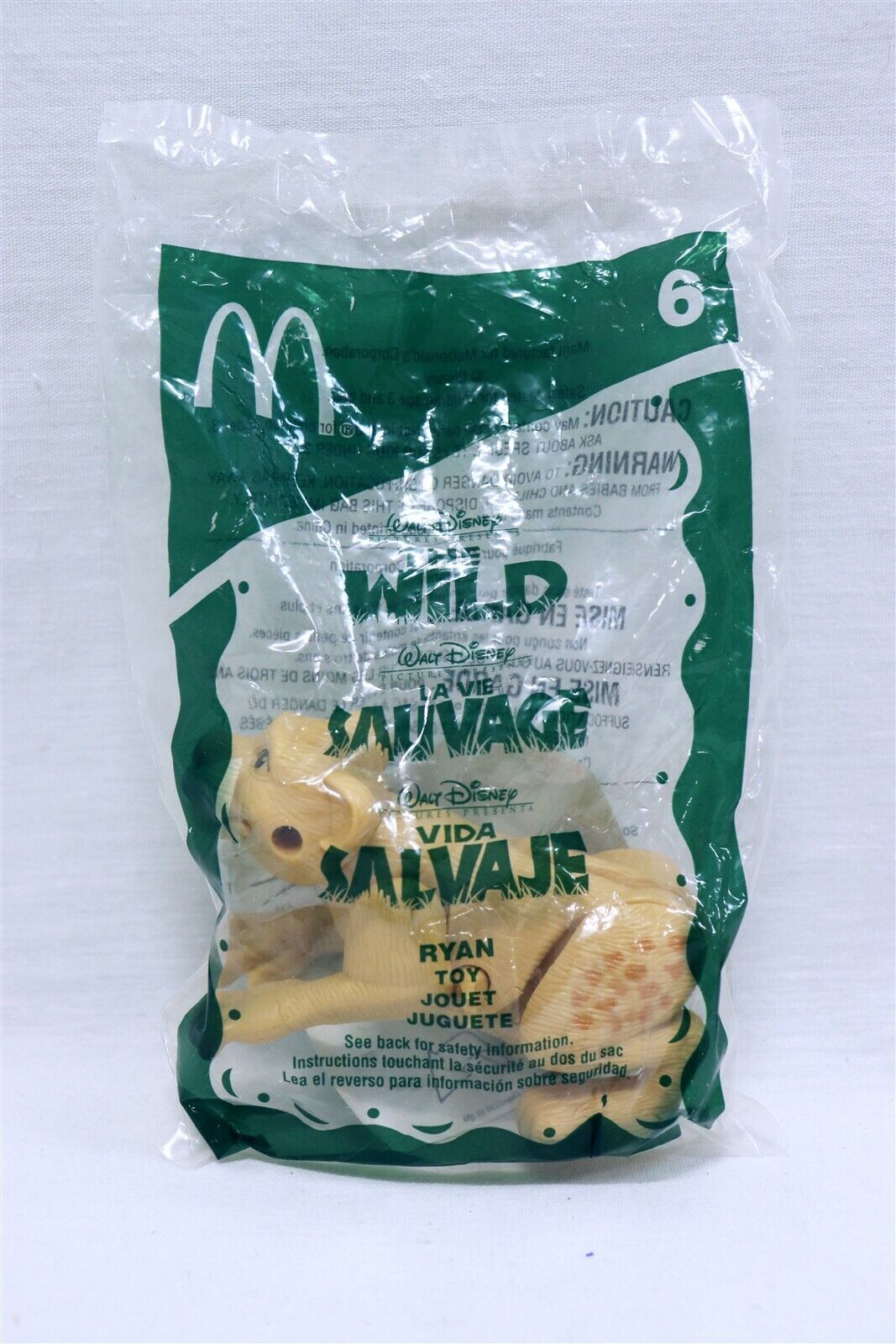 VINTAGE SEALED 2006 McDonald's The Wild Ryan Figure