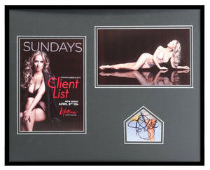 Jennifer Love Hewitt Signed Framed 16x20 Lingerie Photo Set The Client List C