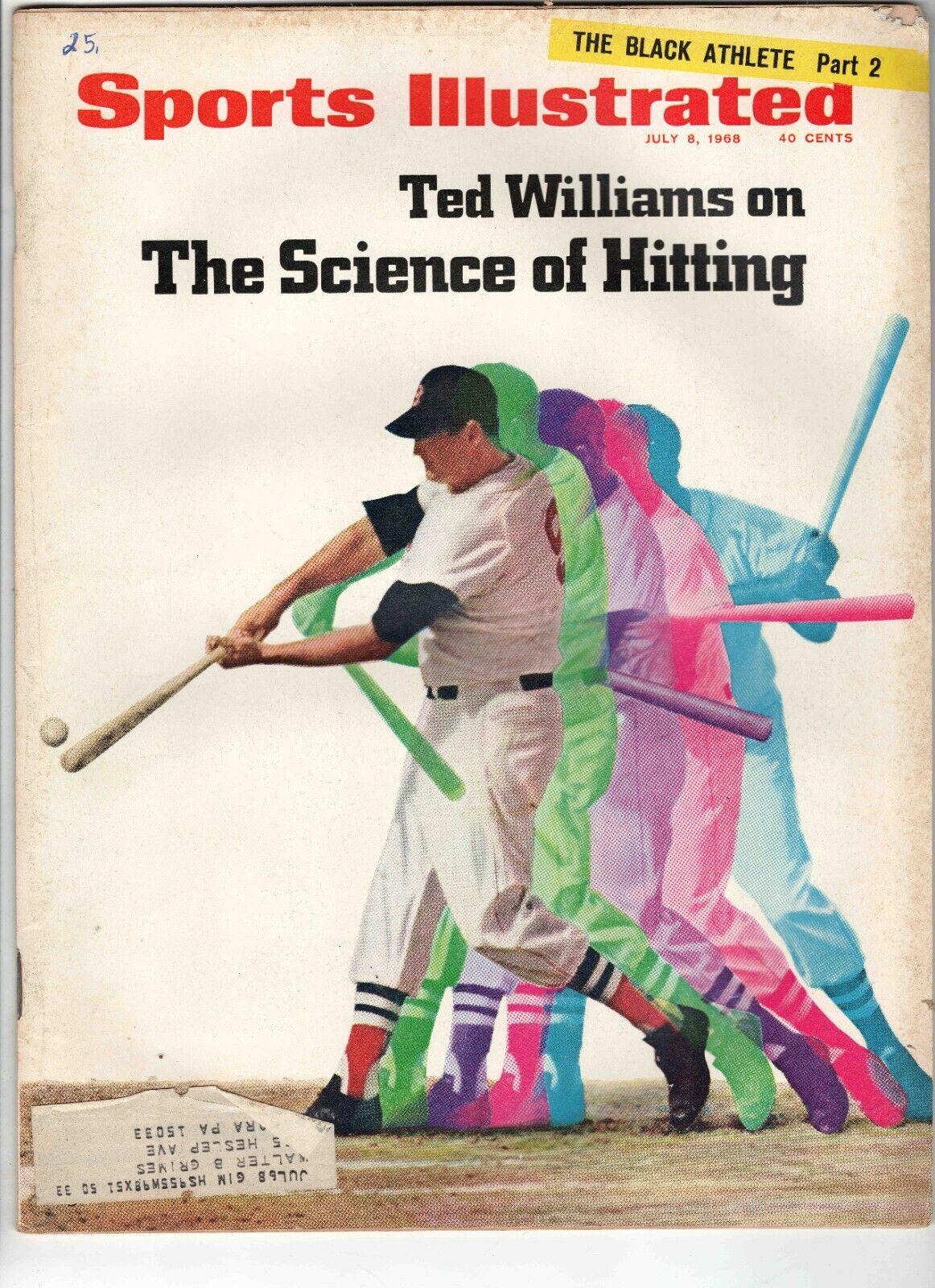 July 8 1968 Sports Illustrated Magazine Ted Williams Science of Hitting